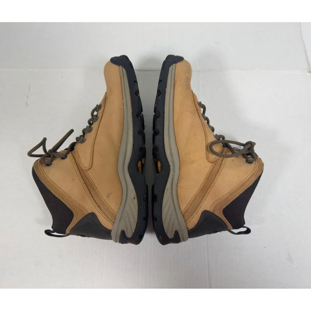 Timberland Mens‎ Waterproof Leather Hiking Boots Wheat Tan Brown 11.5 Gorpcore